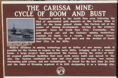 Carissa Gold Mine History.